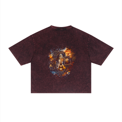 Unisex Mineral Wash Boxy T-Shirt