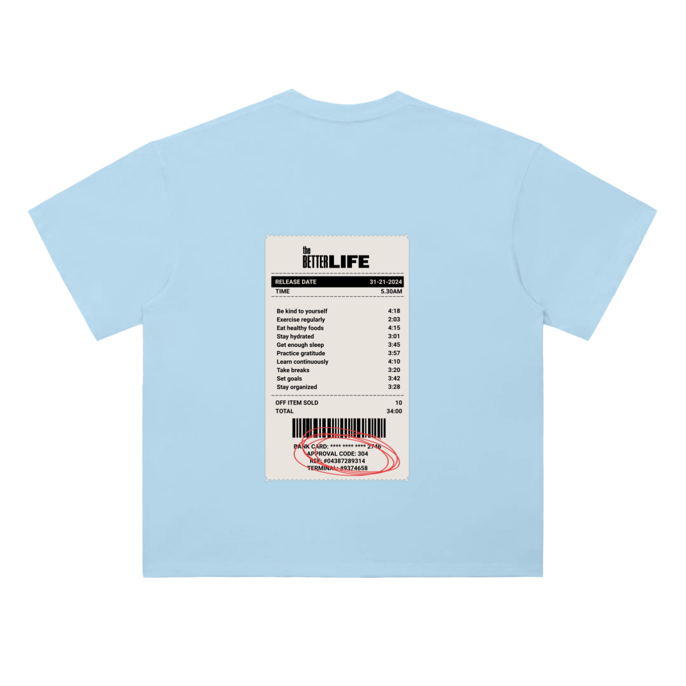 Heavyweight Drop Shoulder Cotton T-Shirt