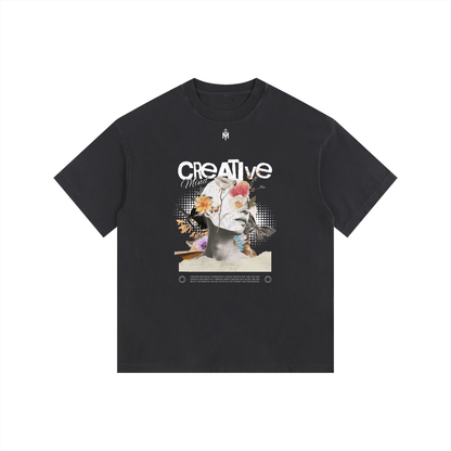 Vintage Washed Oversized Cotton T-Shirt