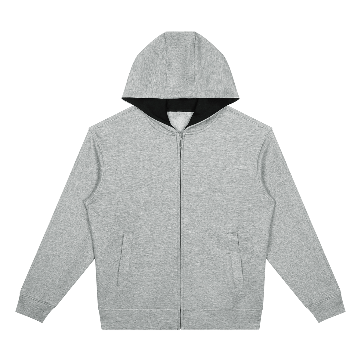 Unisex Drop Shoulder Full Zip Hoodie