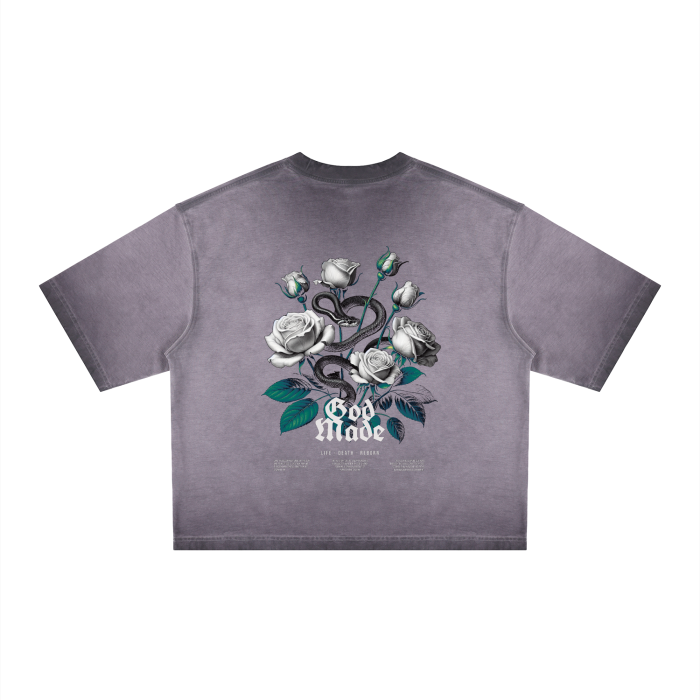 Unisex Reverse Dyed Boxy T-Shirt