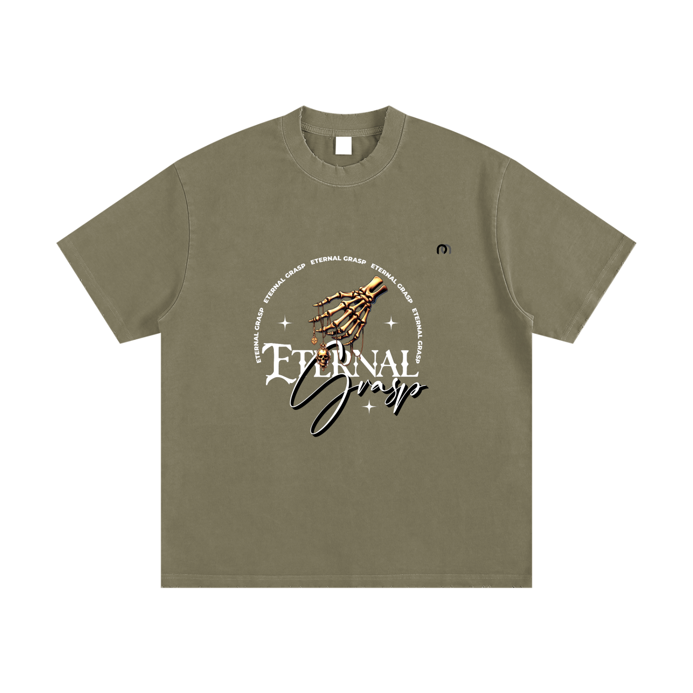 Heavyweight Vintage Washed Frayed T-Shirt