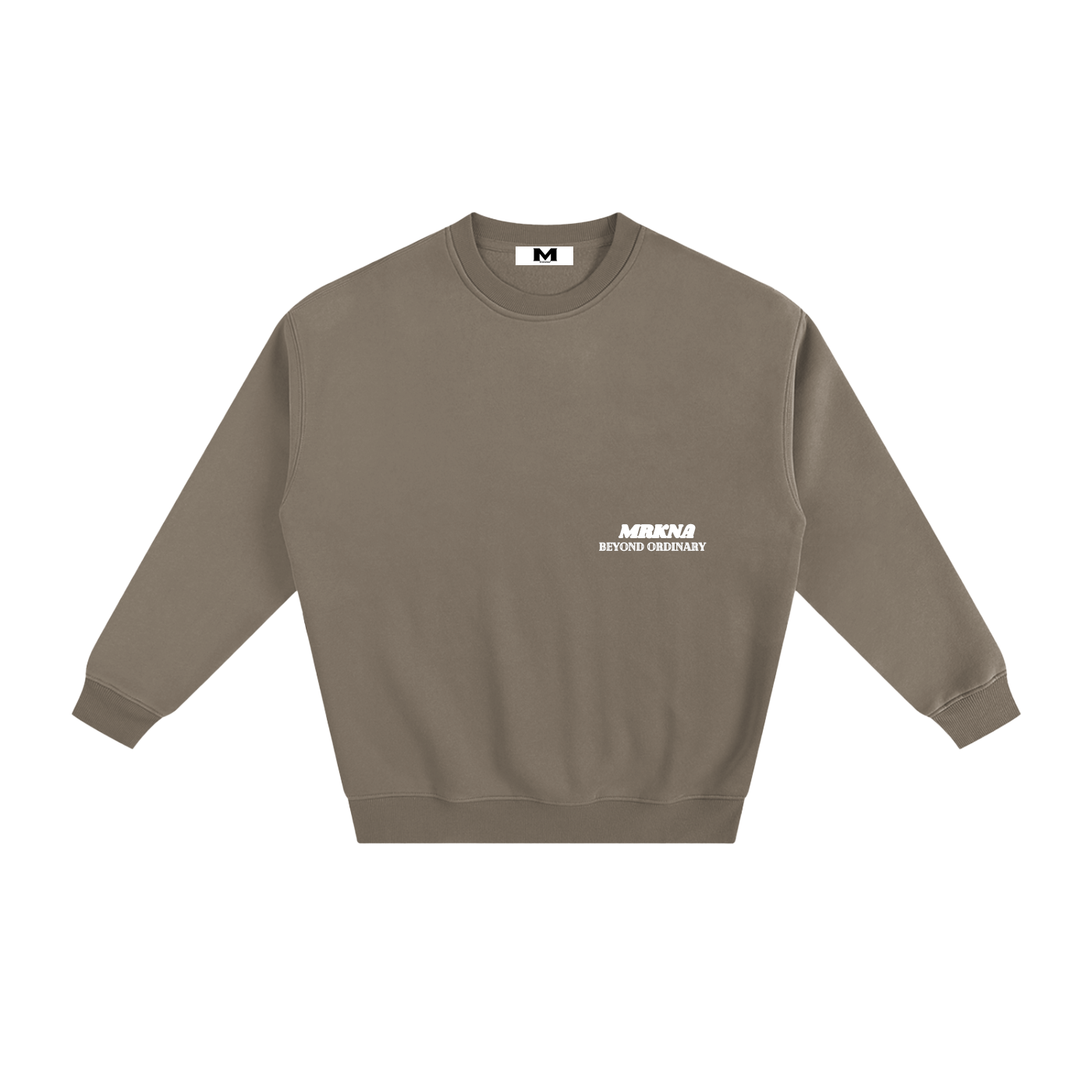 ODMPOD fleeced sweatshirt showing cozy, soft fabric in a relaxed fit, ideal for casual wear and comfortable style.
