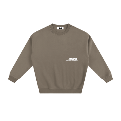 ODMPOD fleeced sweatshirt showing cozy, soft fabric in a relaxed fit, ideal for casual wear and comfortable style.