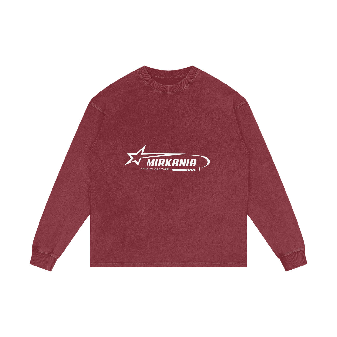Acid Wash Oversize Long Sleeve T-Shirt