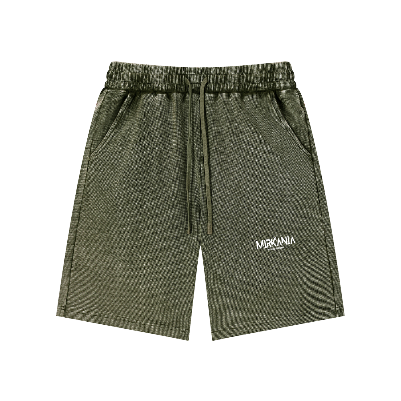 Mineral Wash Waffle Knit Shorts