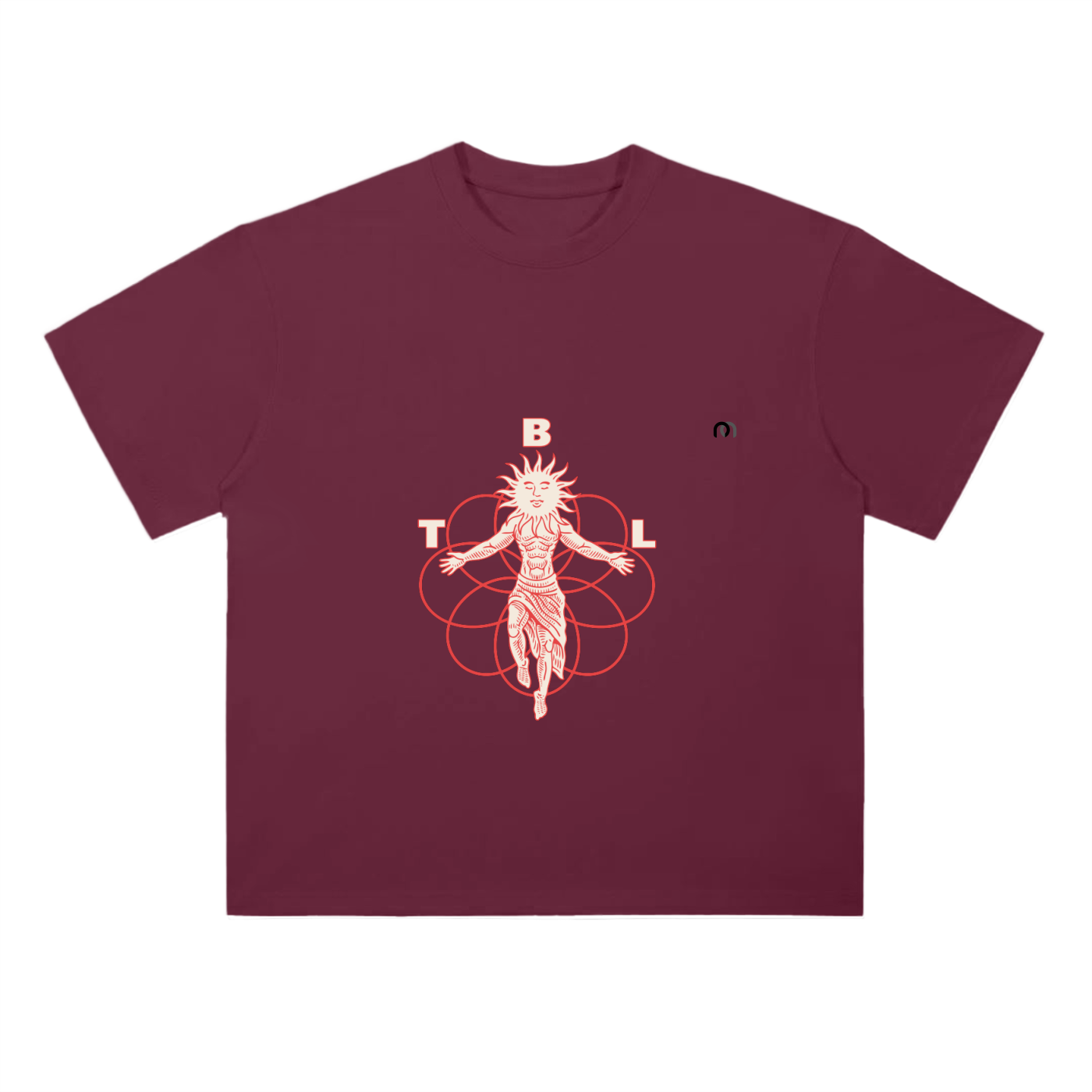 Heavyweight Drop Shoulder Cotton T-Shirt