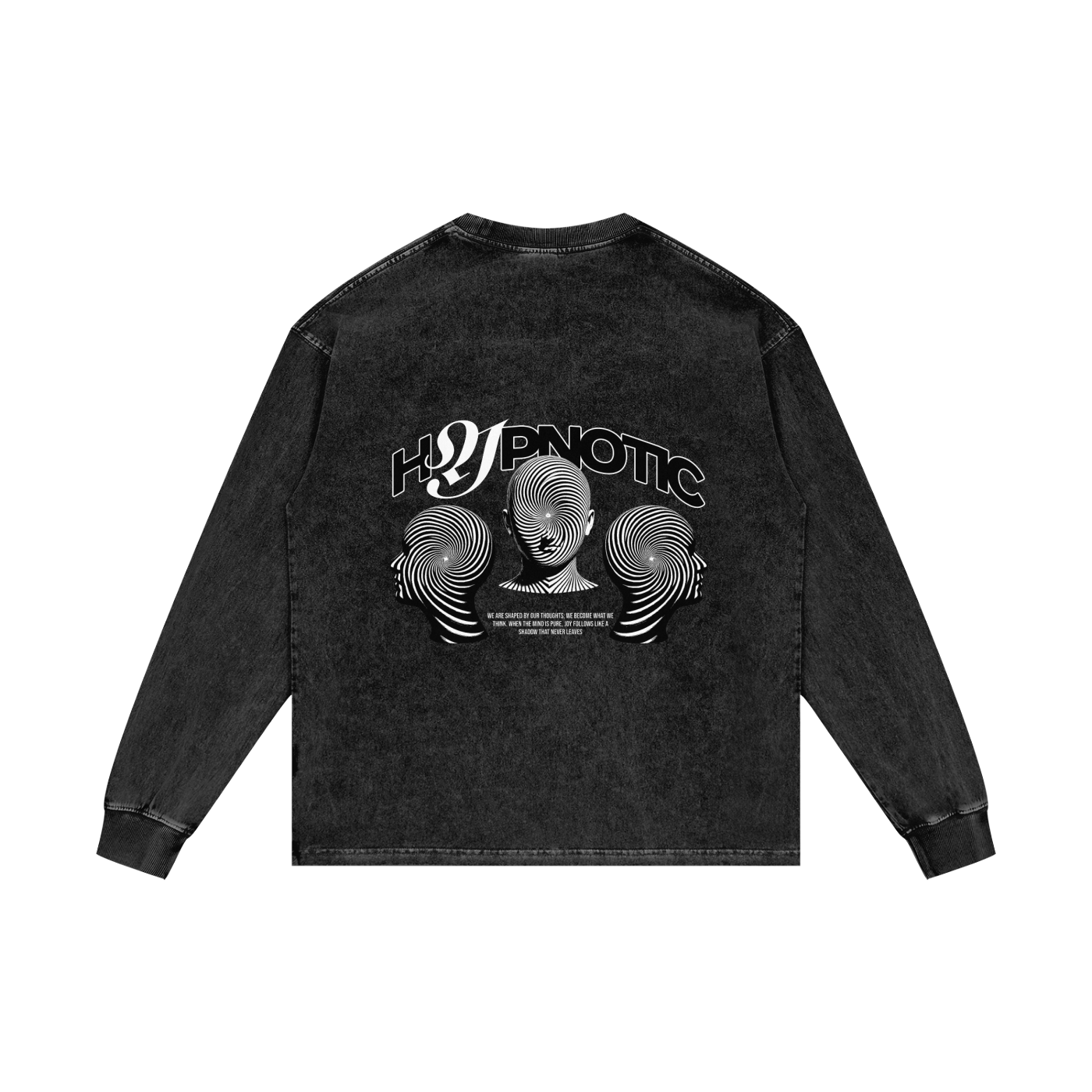 Acid Wash Oversize Long Sleeve T-Shirt