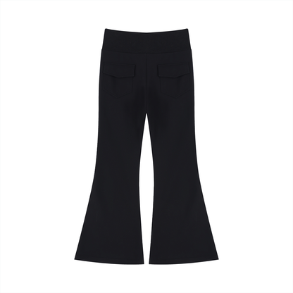 Women's Drawstring Flared Leg Pants