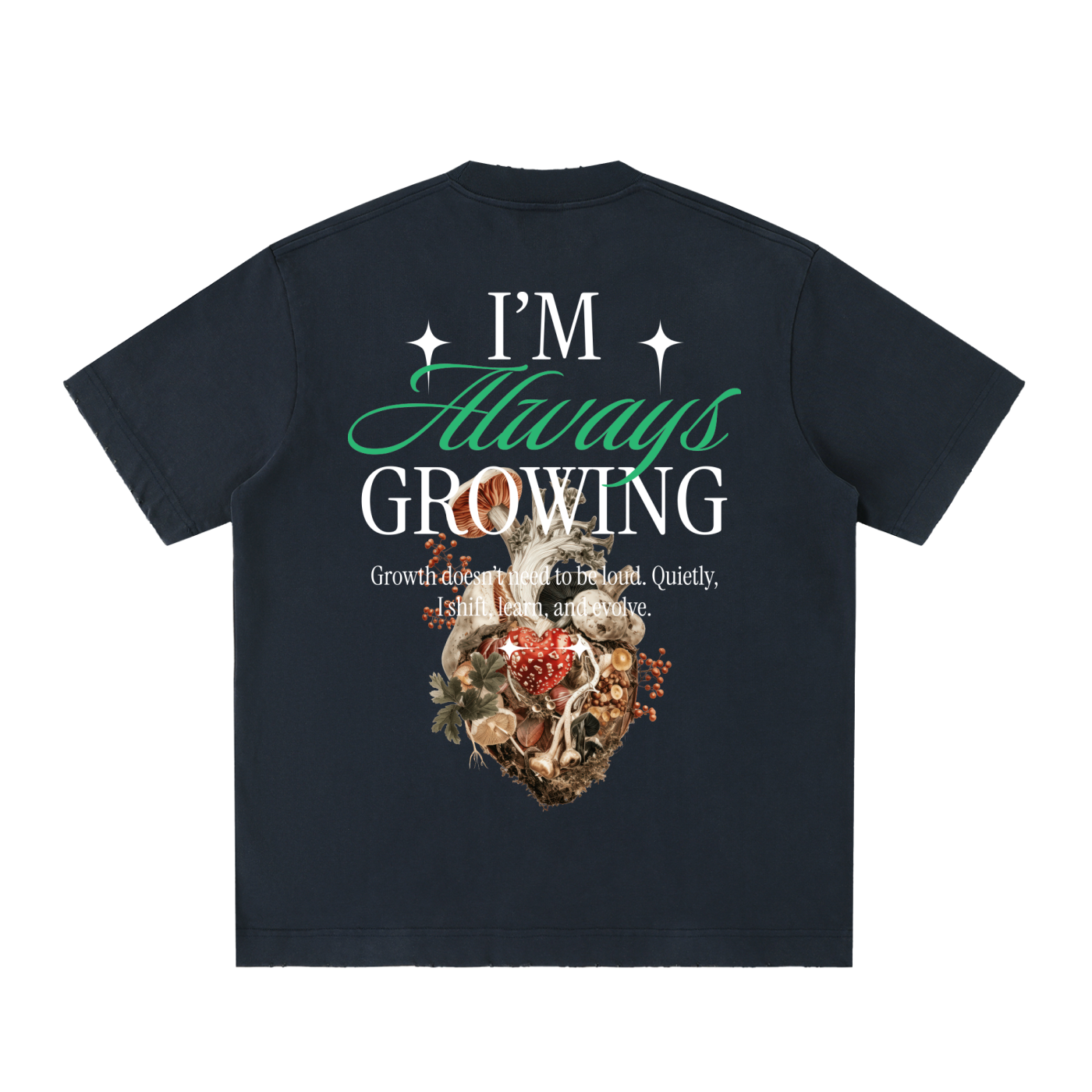 Heavyweight Vintage Washed Frayed T-Shirt