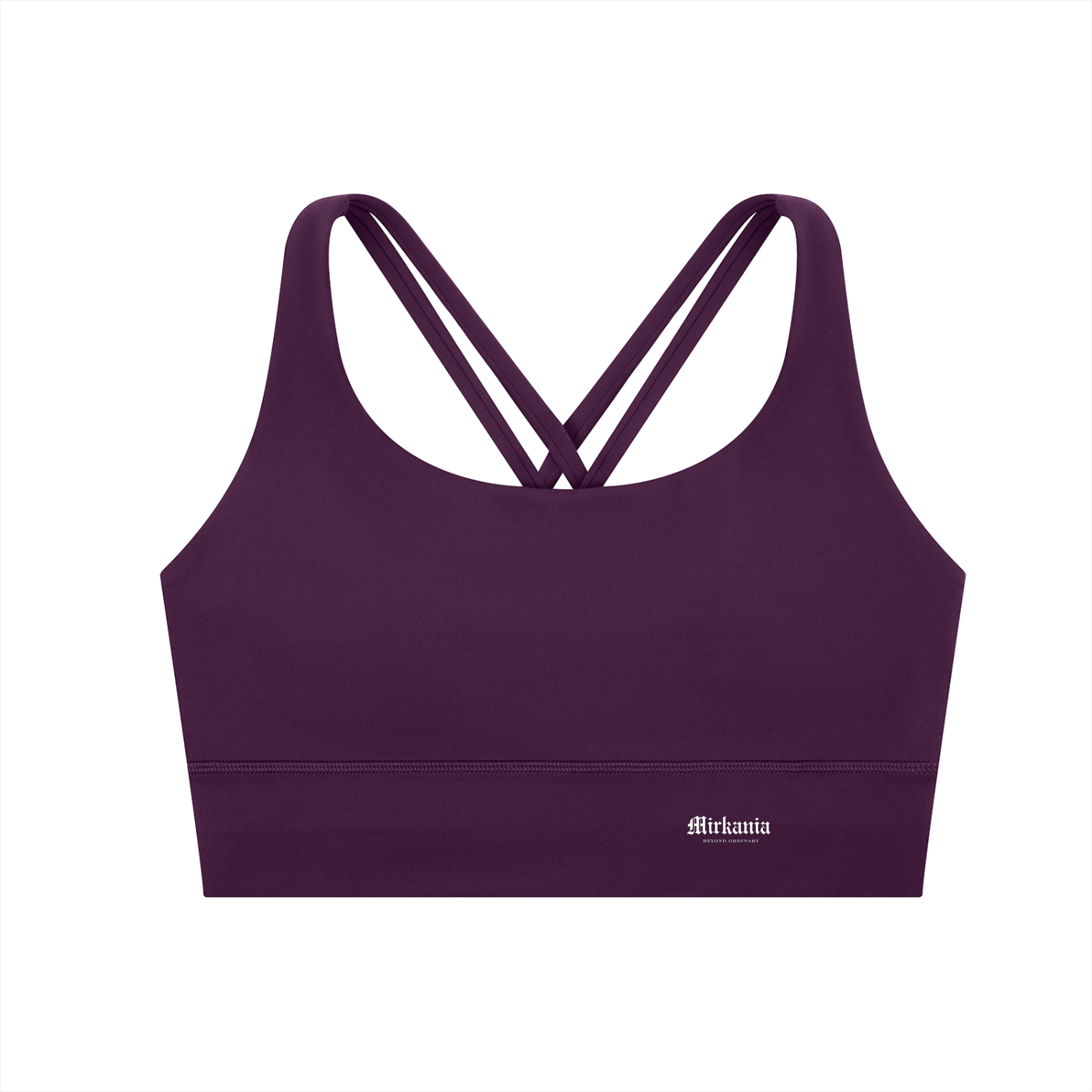 ODMPOD strappy criss-cross sports bra with adjustable straps, designed for fitness and activewear.