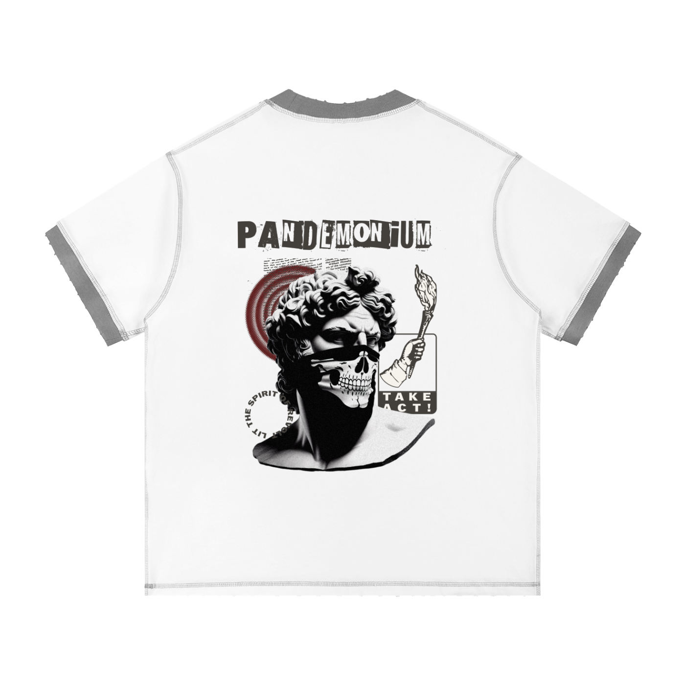Contrast-Stitched Cotton T-Shirt