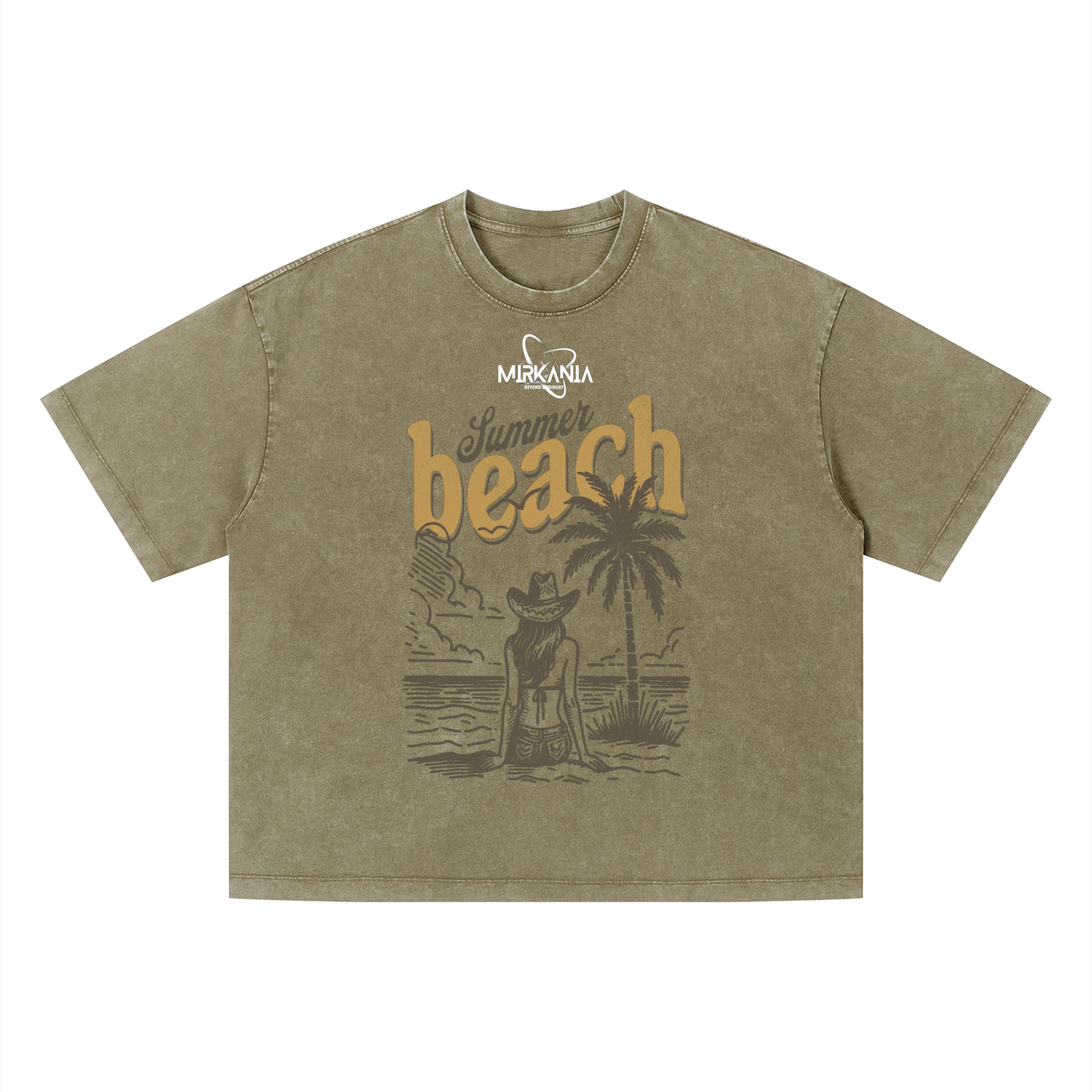 Unisex Vintage Wash Boxy T-Shirt