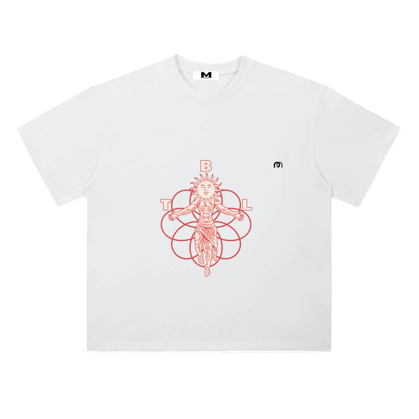 Heavyweight Drop Shoulder Cotton T-Shirt