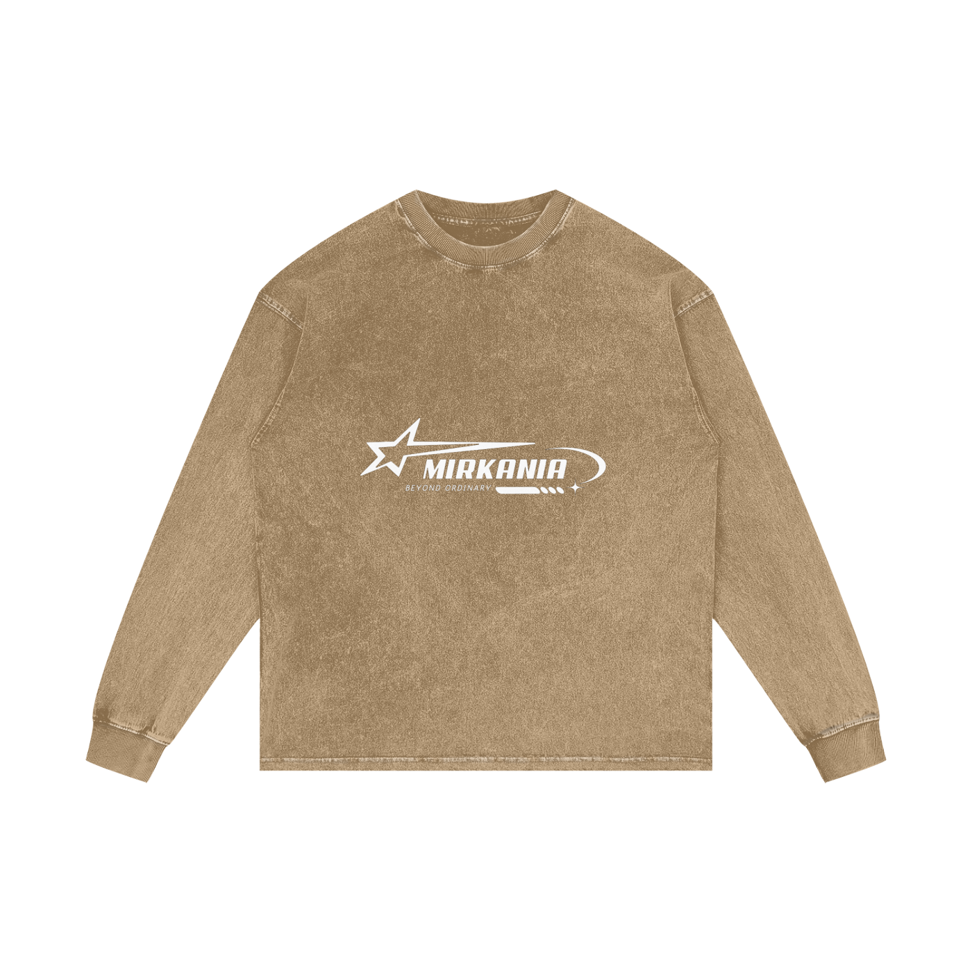 Acid Wash Oversize Long Sleeve T-Shirt
