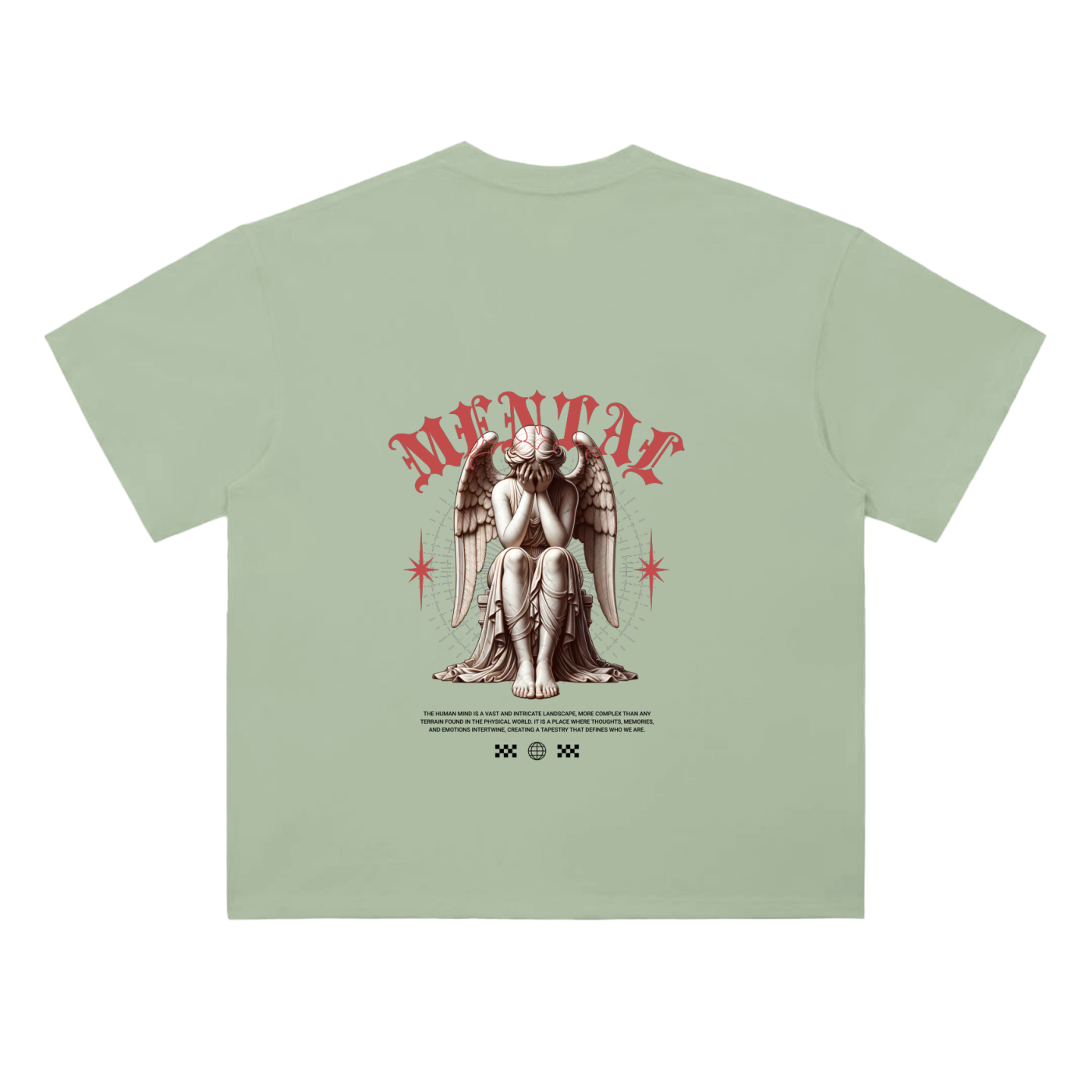 Heavyweight Drop Shoulder Cotton T-Shirt