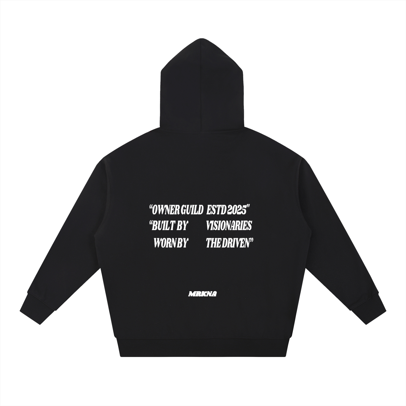 ODMPOD Essential Heavyweight Hoodie in navy, showcasing its soft fabric, front pocket, and comfortable fit.