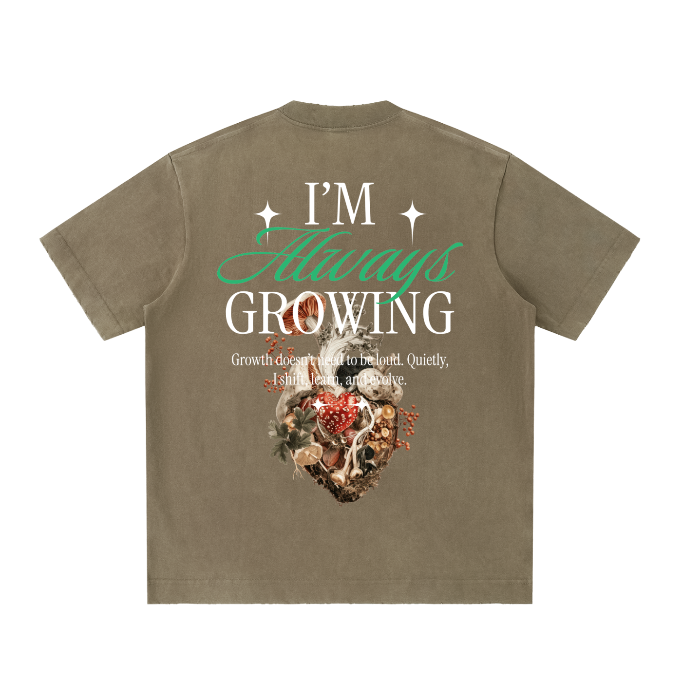 Heavyweight Vintage Washed Frayed T-Shirt