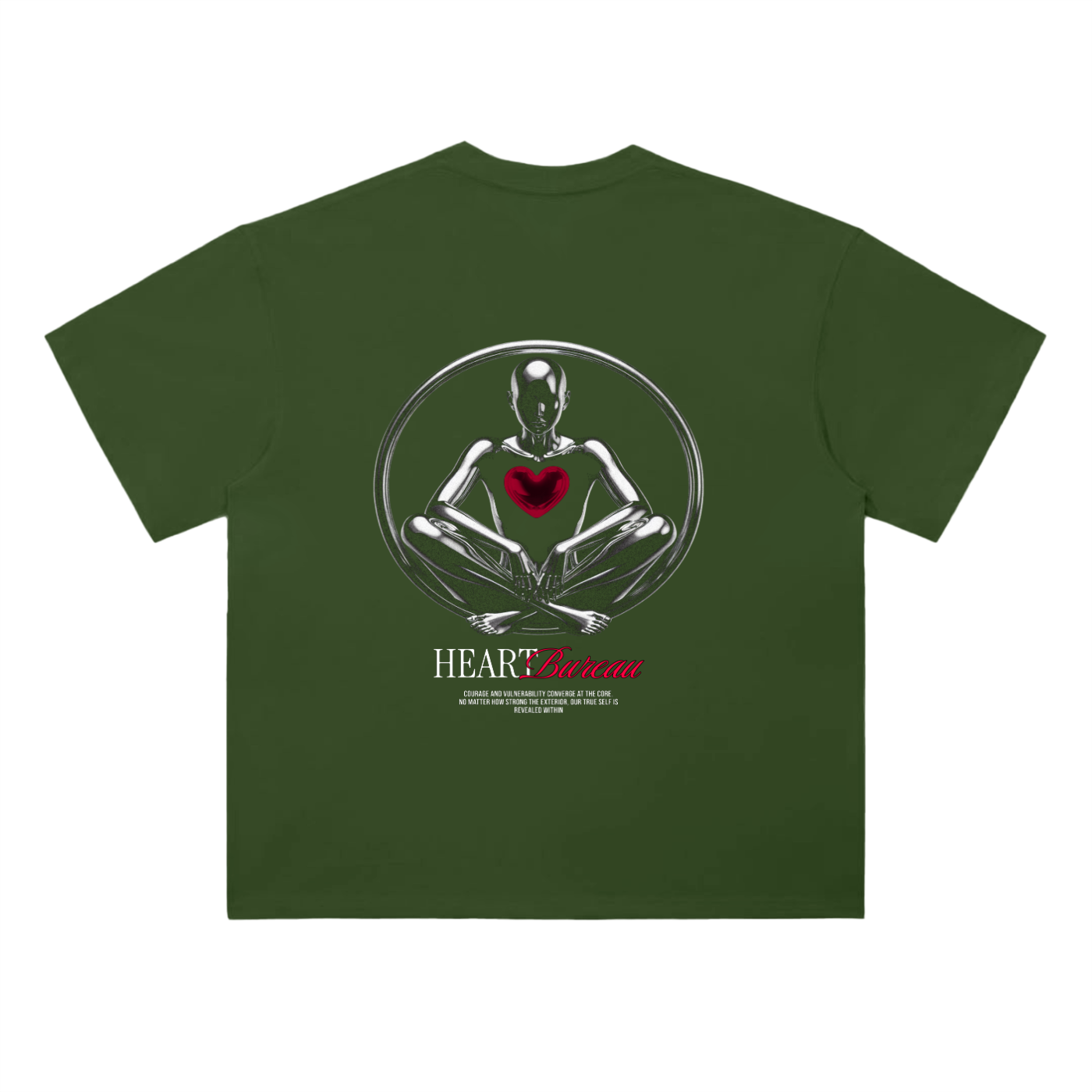 Heavyweight Drop Shoulder Cotton T-Shirt