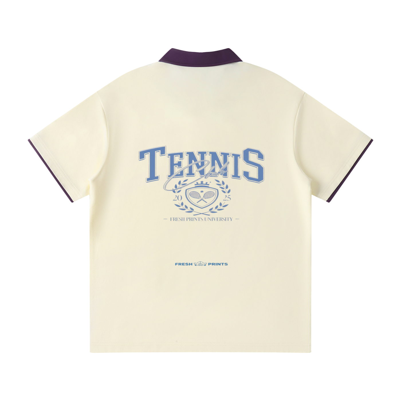Contrast Collar Raglan Polo Shirt