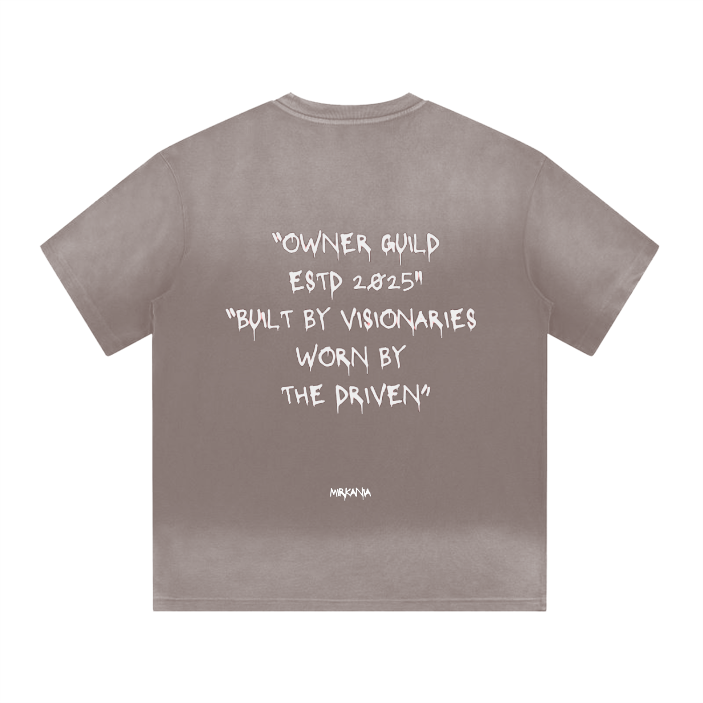 ODMPOD I Shape Gradient Washed T-shirt showing a colorful, faded design on a casual cotton t-shirt.