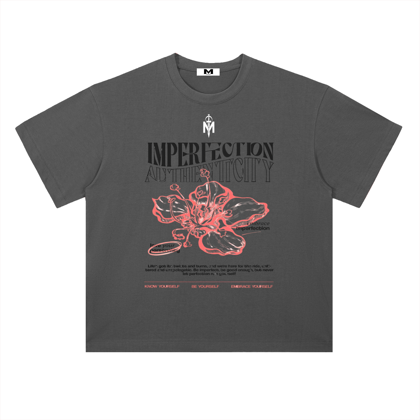 Heavyweight Drop Shoulder Cotton T-Shirt
