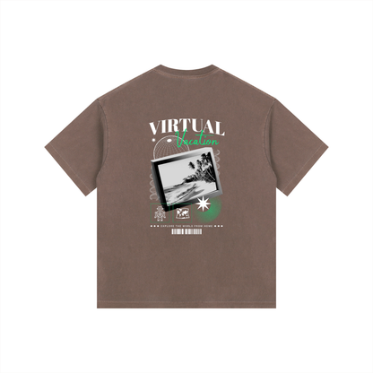 Vintage Washed Oversized Cotton T-Shirt