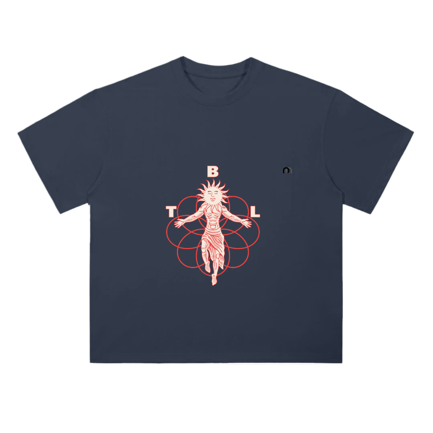 Heavyweight Drop Shoulder Cotton T-Shirt