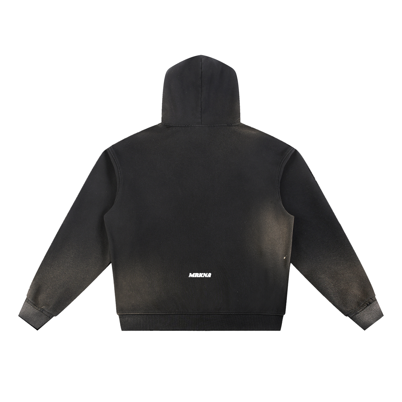 ODMPOD Sun Fade Frayed Fleece Hoodie featuring a sun fade design and distressed frayed edges, cozy and casual for everyday wear.