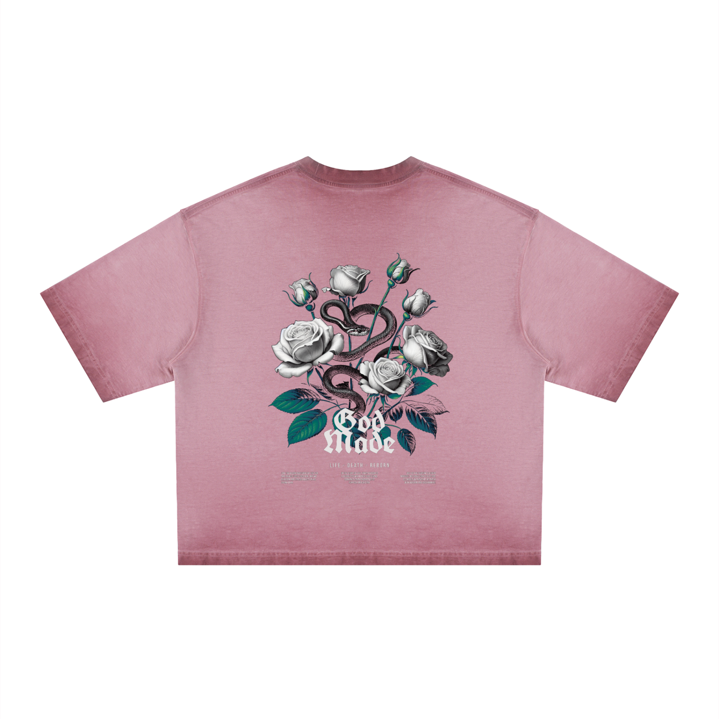 Unisex Reverse Dyed Boxy T-Shirt