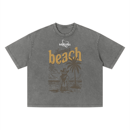 Unisex Vintage Wash Boxy T-Shirt
