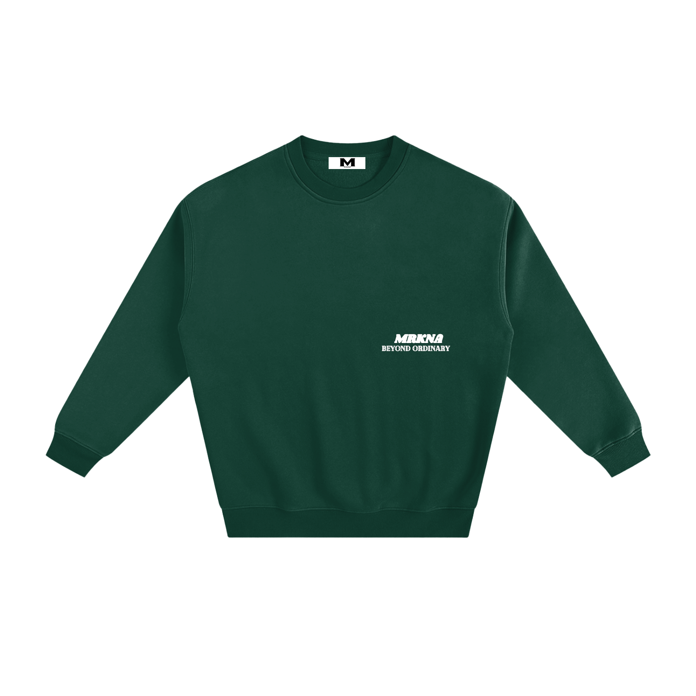 ODMPOD fleeced sweatshirt showing a cozy, soft fabric in a relaxed fit, ideal for casual wear and comfortable style.