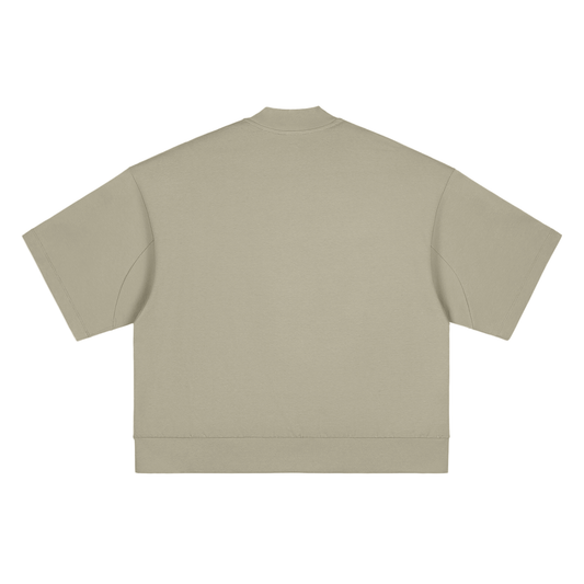Heavyweight Oversized Mock Neck T-shirt