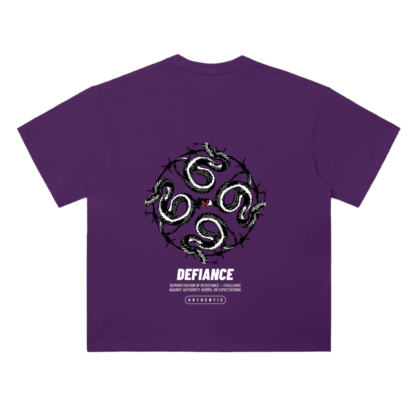 Heavyweight Drop Shoulder Cotton T-Shirt