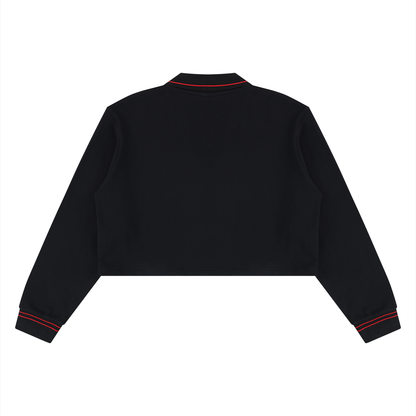 Women’s Crop Collared Sweatshirt