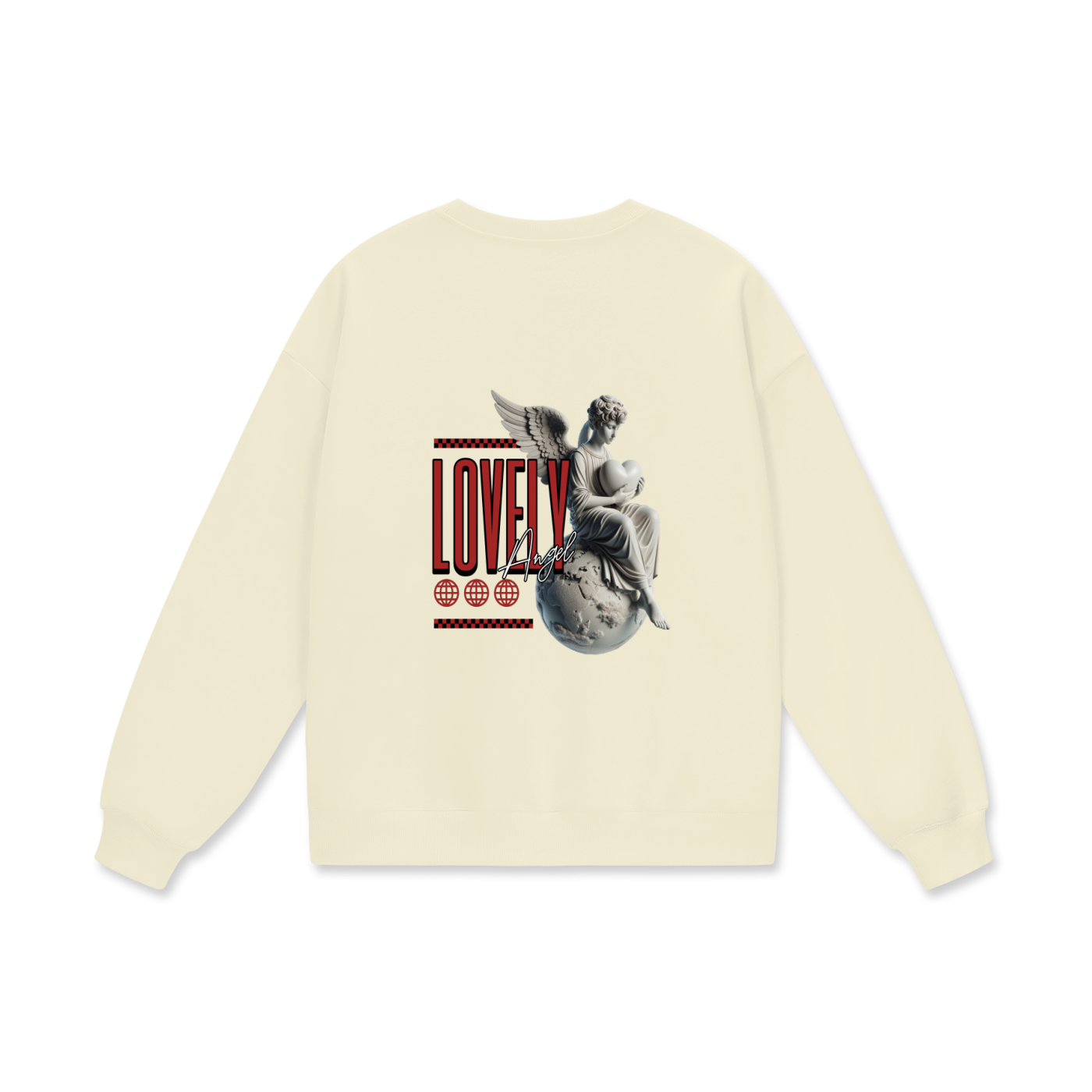 Streetwear Unisex Heavyweight Drop Shoulder Oversized Fleece Sweatshirt