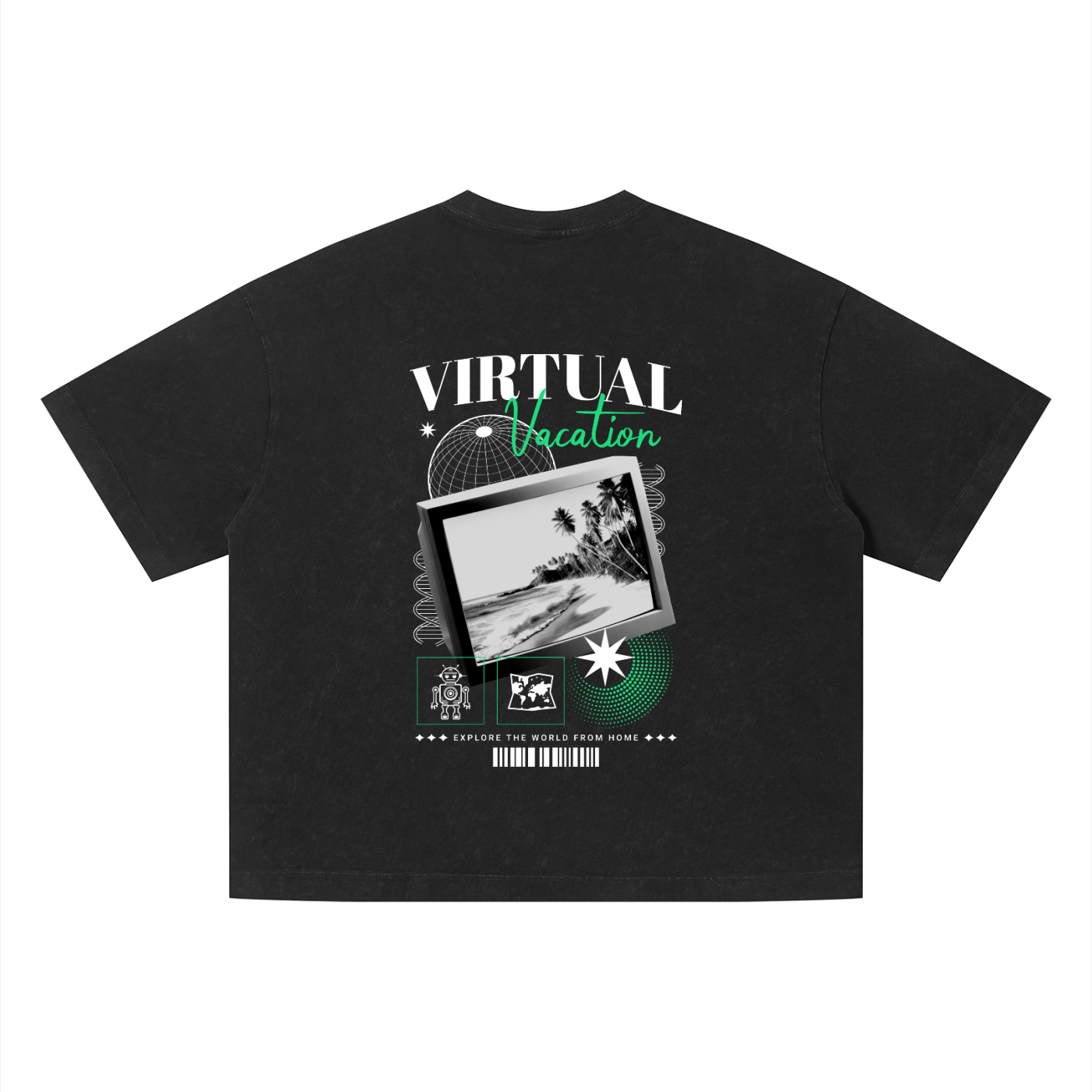 Unisex Vintage Wash Boxy T-Shirt