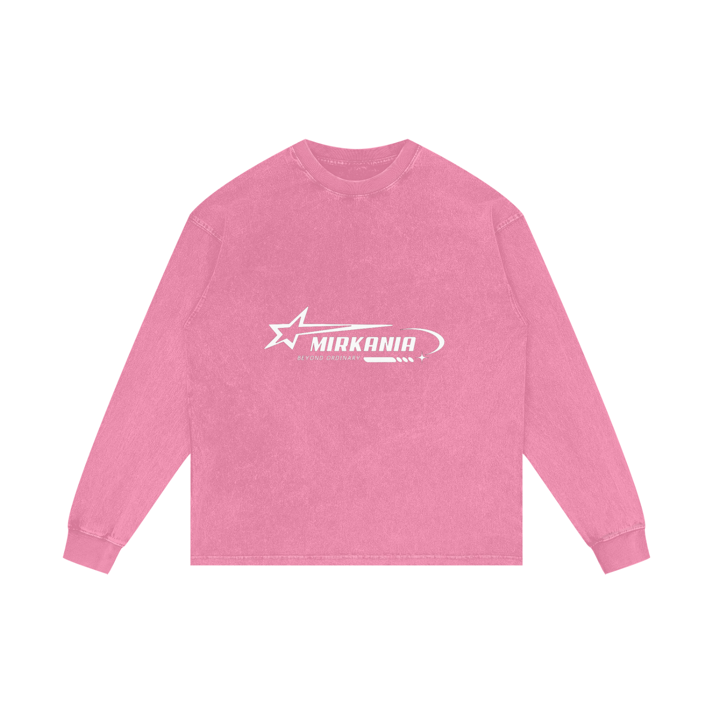 Acid Wash Oversize Long Sleeve T-Shirt