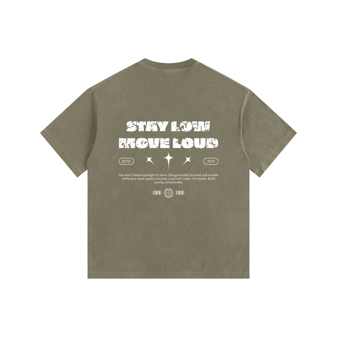 Vintage Washed Oversized Cotton T-Shirt