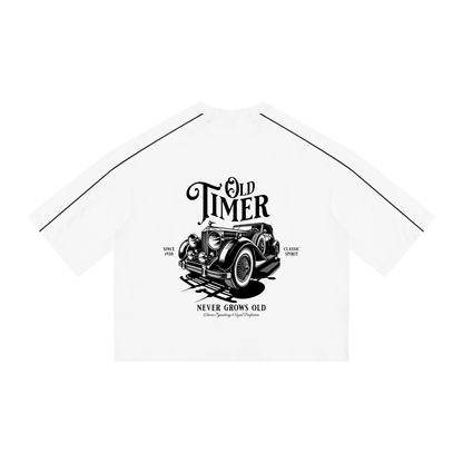 Unisex Heavyweight Boxy Piping T-Shirt