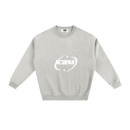 ODMPOD fleeced sweatshirt showing a cozy, soft fabric with a relaxed fit, ideal for comfortable casual wear.