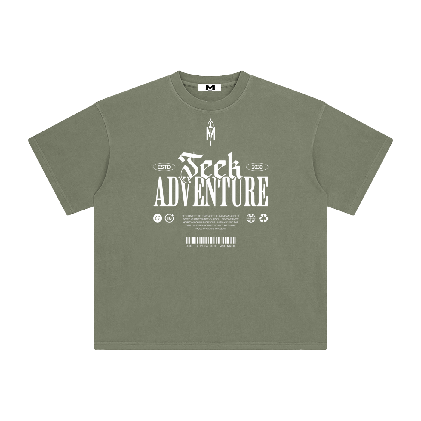 Enzyme Washed T-Shirt