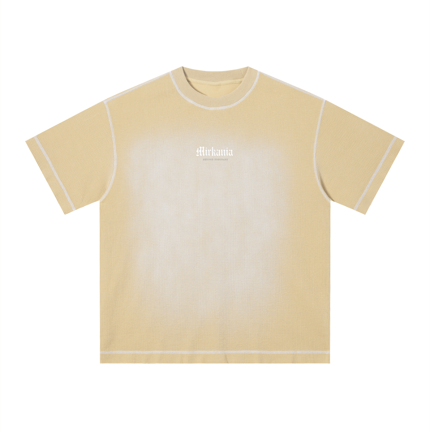 Unisex Sunfade Waffle Boxy T-Shirt