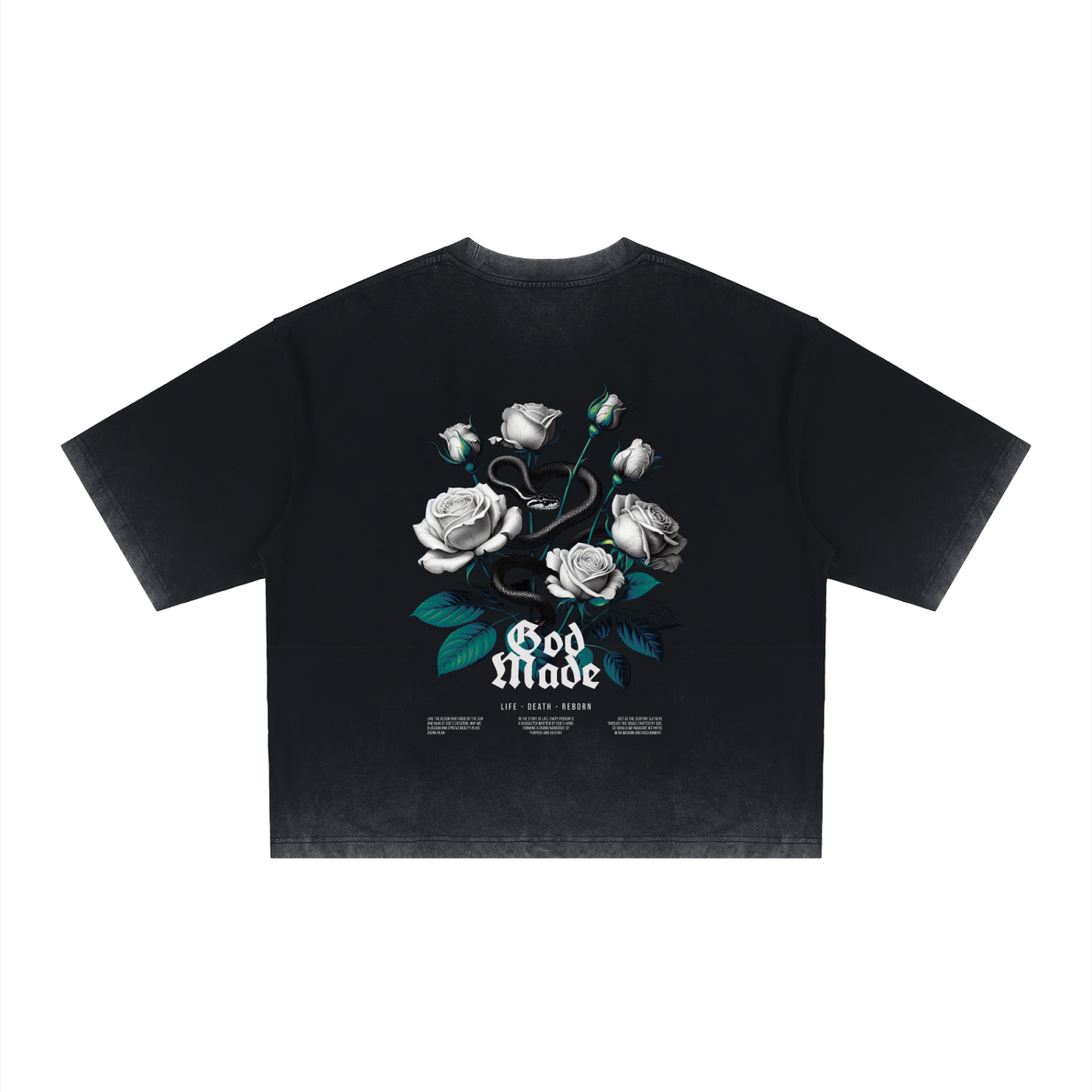 Unisex Reverse Dyed Boxy T-Shirt