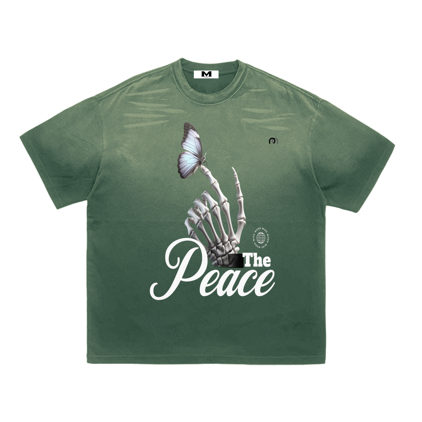 Tiger Stripe Gradient Washed T-Shirt