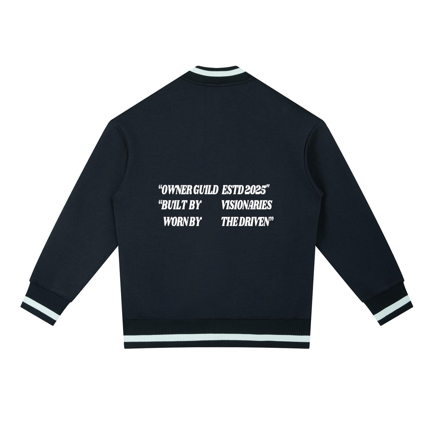 Contrast Piping Zip Bomber Jacket