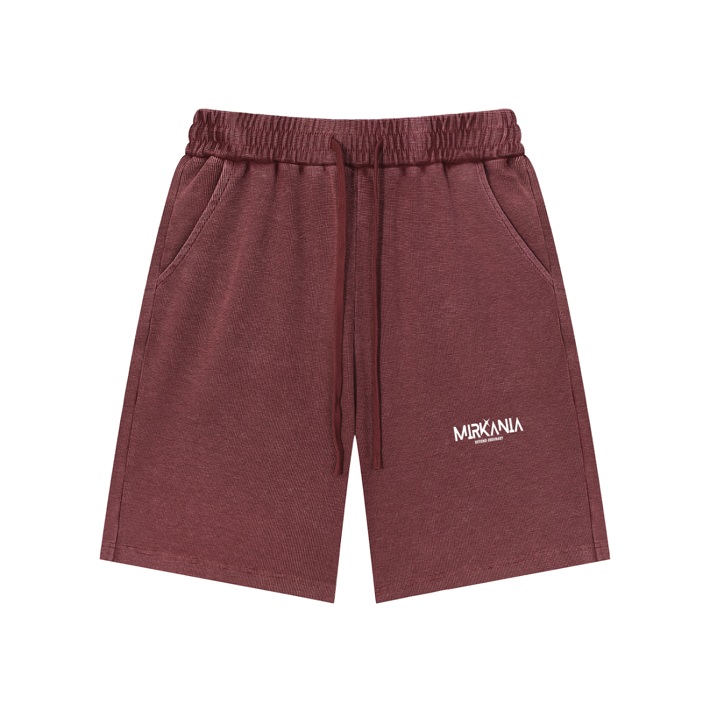 Mineral Wash Waffle Knit Shorts