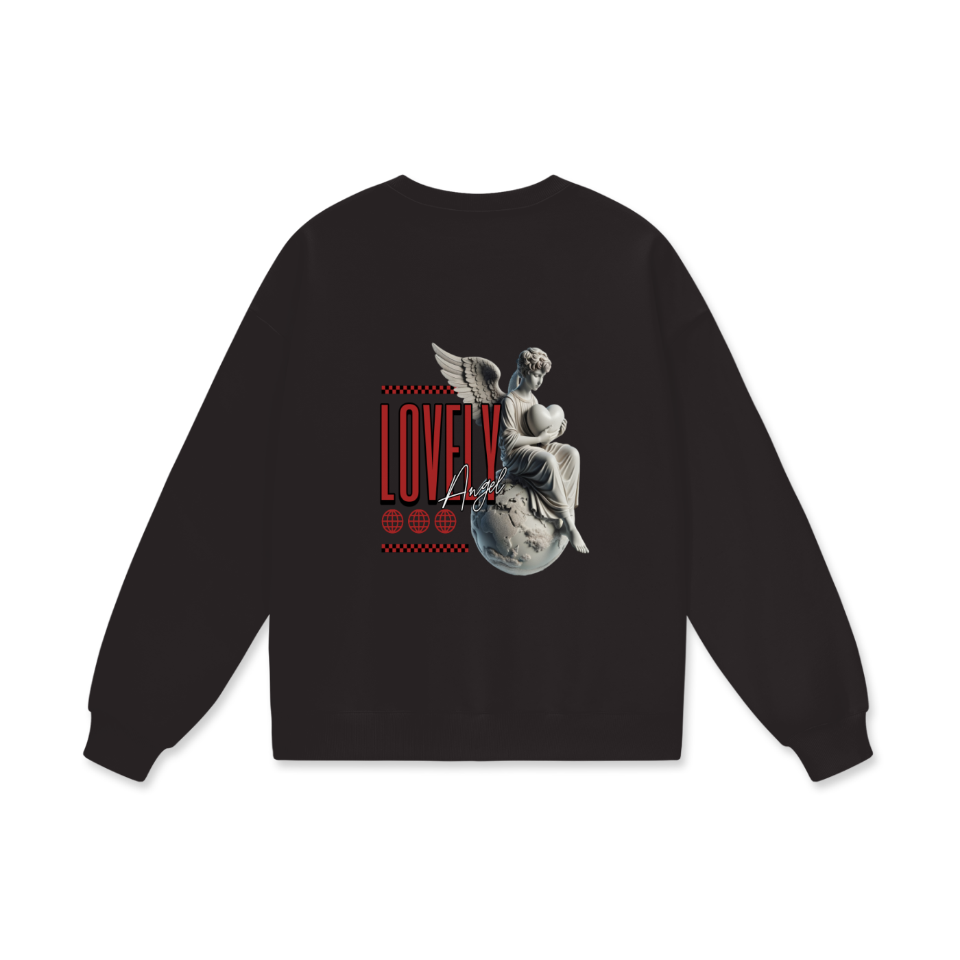 Streetwear Unisex Heavyweight Drop Shoulder Oversized Fleece Sweatshirt