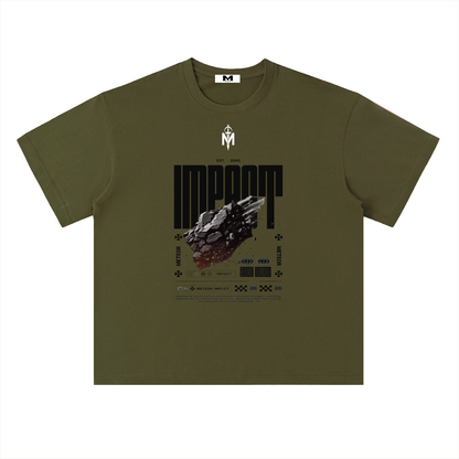 Heavyweight Drop Shoulder Cotton T-Shirt