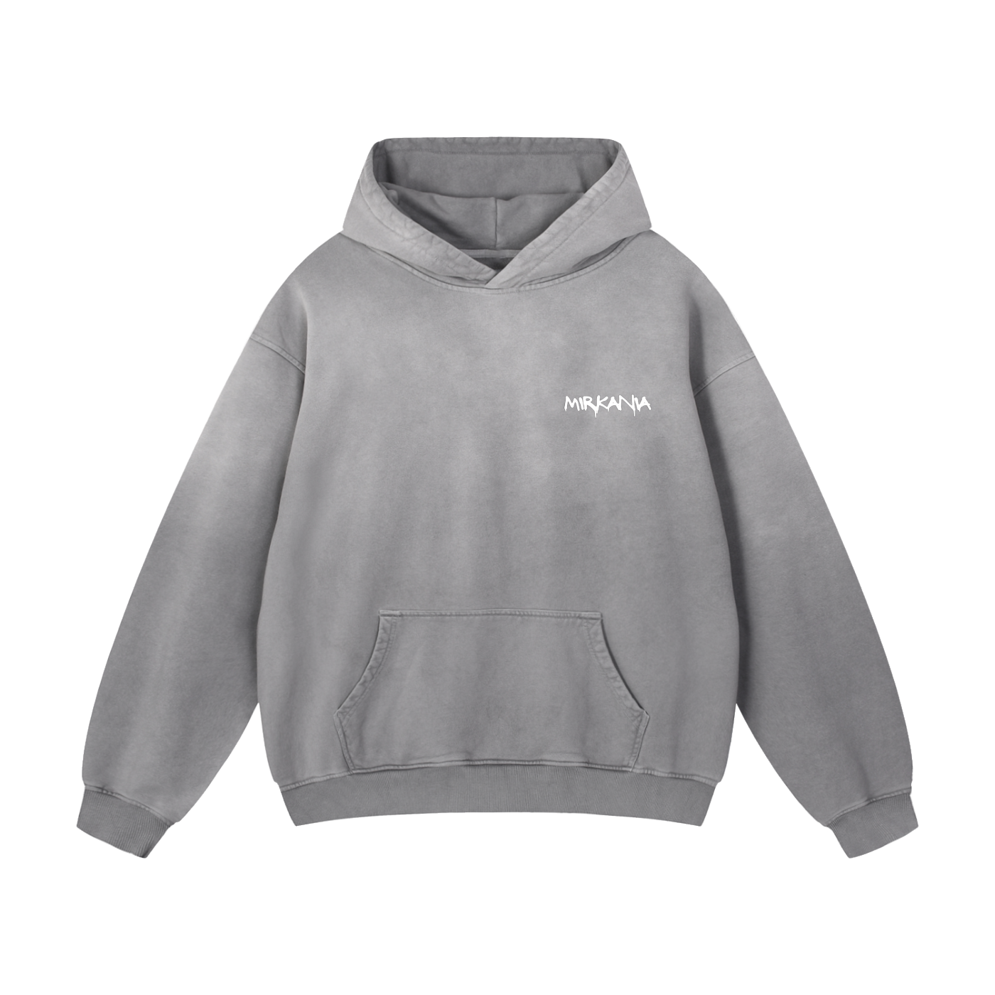 ODMPOD heavyweight sunfade oversized hoodie displayed on a model, featuring a relaxed fit and sunfaded design.
